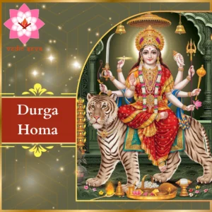 Image of Goddess Durga, symbolizing strength and protection, central to Durga Homa performed for overcoming adversities and negative forces