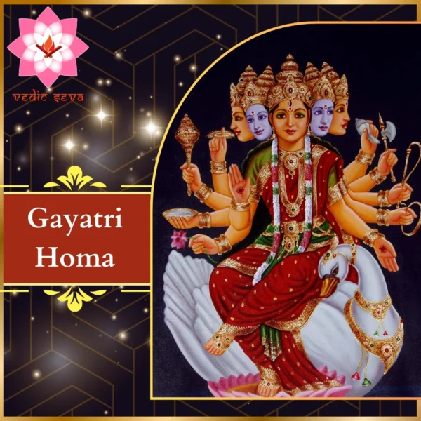 Image symbolizing the Gayatri mantra, associated with Gayatri Homa for spiritual awakening and divine grace