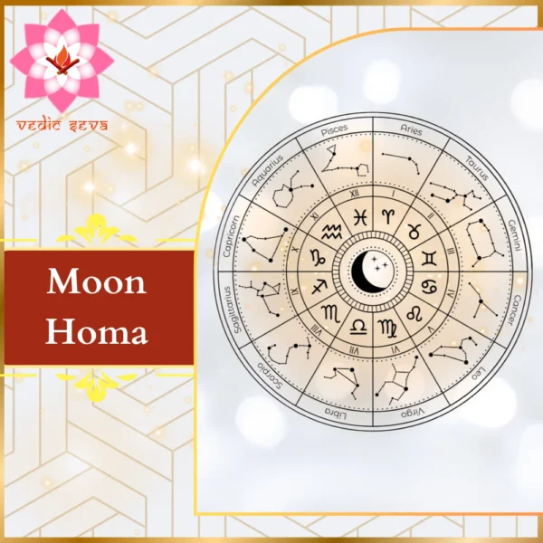 Zodiac sign in pure white representing the Moon’s calming energy, associated with Moon Homa for emotional balance and intuition