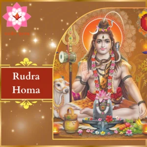 Image of Lord Shiva as Rudra, symbolizing transformation and divine grace, central to Rudra Homa performed for purification and blessings