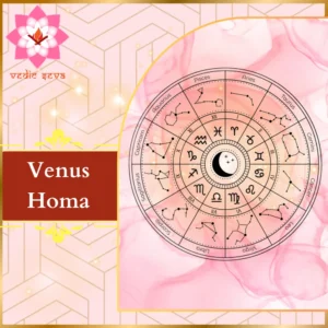 Zodiac sign in soft white and pink tones representing Venus’s beauty and harmony, associated with Venus Homa for love, luxury, and relationships