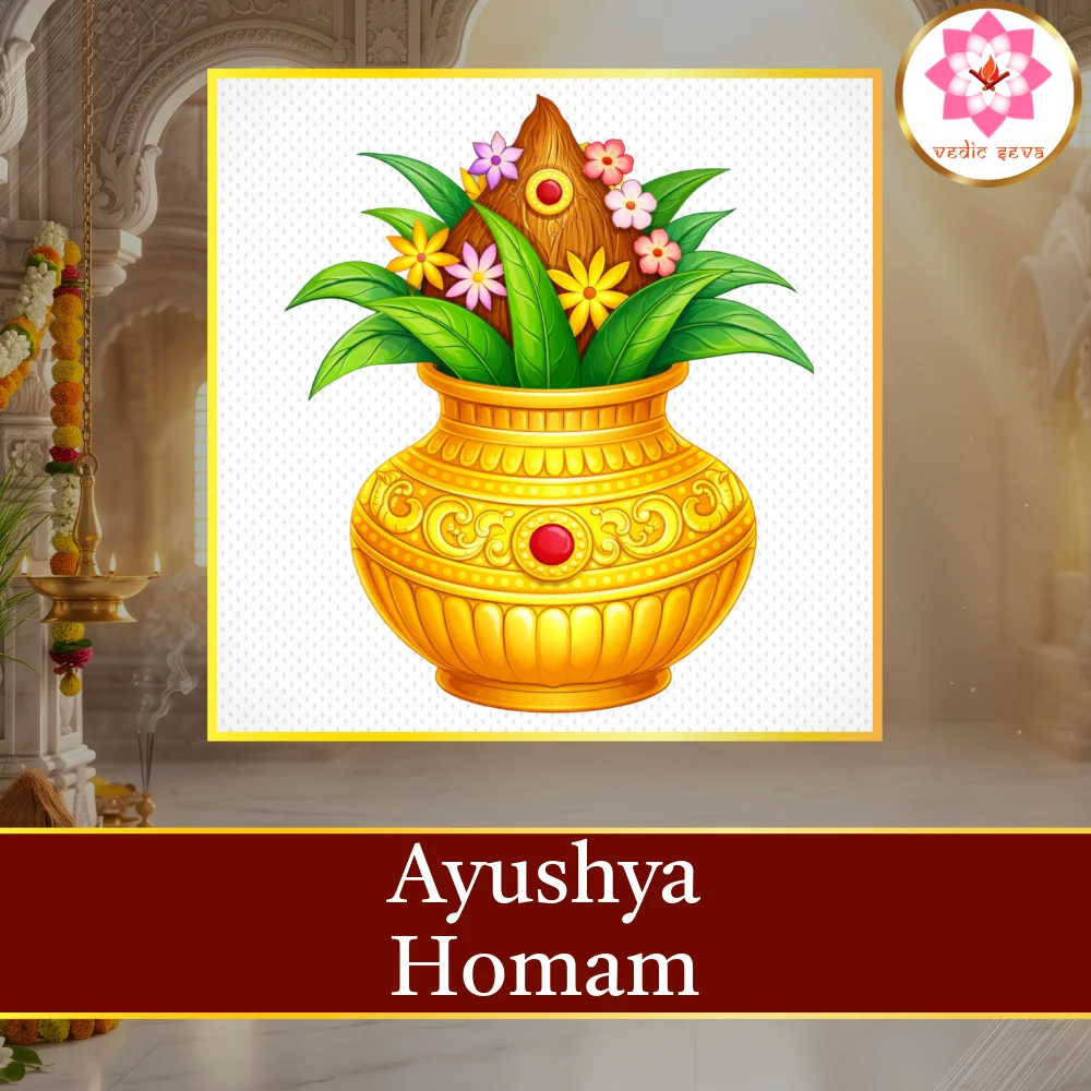 Ayushya Homam sacred fire ritual performed at Vedic Seva
