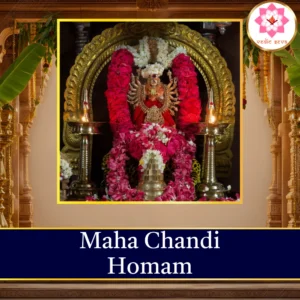Maha Chandi Homam sacred fire ritual performed at Vedic Seva