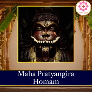 Maha Pratyangira Homam sacred fire ritual performed at Vedic Seva