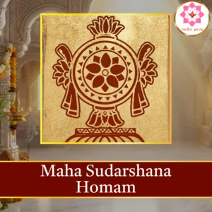 Maha Sudarshana Homam sacred fire ritual performed at Vedic Seva