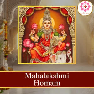 Mahalakshmi Homam sacred fire ritual performed at Vedic Seva