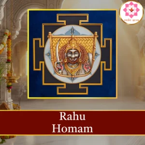 Rahu Homam sacred fire ritual performed at Vedic Seva