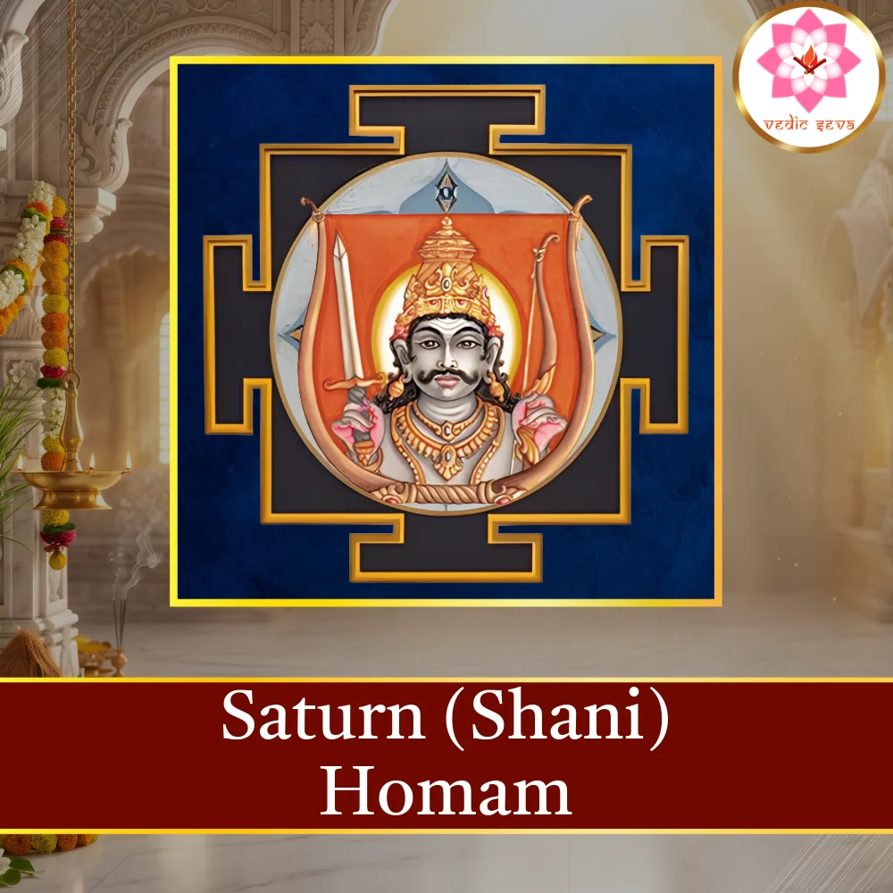 Shani Homam sacred fire ritual performed at Vedic Seva