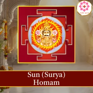 Surya Homam sacred fire ritual performed at Vedic Seva