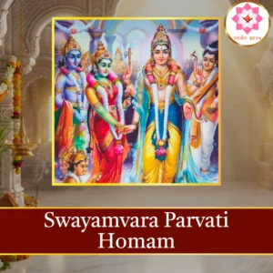 Swayamvara Parvati Homam sacred fire ritual performed at Vedic Seva